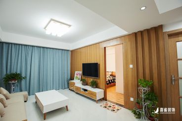 萬家名城現代簡約客廳效果圖