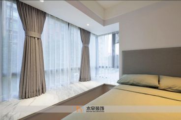 百商悅瀾山現(xiàn)代簡(jiǎn)約臥室效果圖
