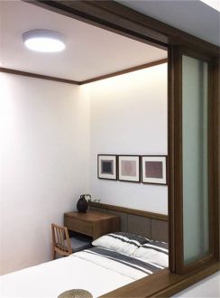 金隅悅城現代簡約臥室效果圖