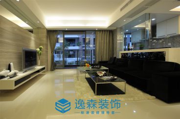 海倫春天現(xiàn)代簡約客廳效果圖
