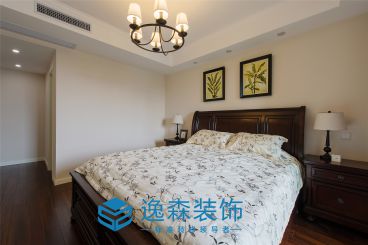 保利心語現代簡約臥室效果圖