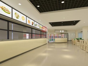 東鵬股份公司員工餐廳效果圖