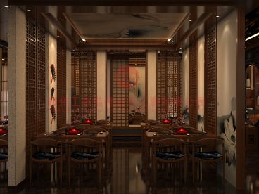 清崎日本料理大朗店效果圖