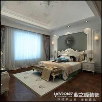 中海鉑宮簡(jiǎn)歐臥室效果圖