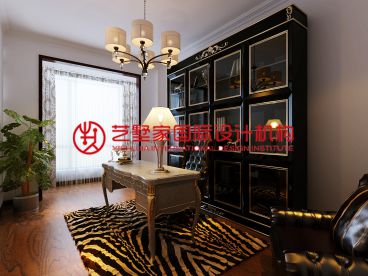 御景園現(xiàn)代簡約書房效果圖