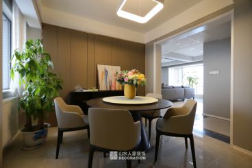 南湖時尚城現(xiàn)代簡約餐廳效果圖
