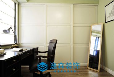 中谷苑美式書房效果圖