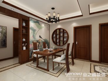 舜興東方新中式餐廳效果圖