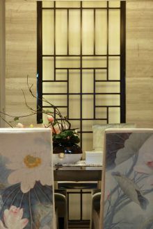 葛洲壩華莊新中式玄關(guān)效果圖
