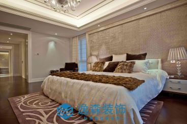麗景天成現(xiàn)代簡約臥室效果圖