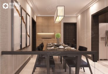 觀府壹號新中式餐廳效果圖