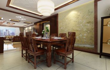 理想銀泰城新中式餐廳效果圖
