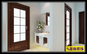 中建新悅城現(xiàn)代簡約玄關(guān)效果圖