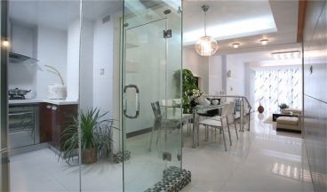 華展華園現(xiàn)代簡(jiǎn)約廚房效果圖