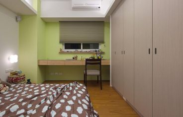 中建鳳棲第現(xiàn)代簡約臥室效果圖