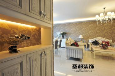 盛德嘉苑新古典玄關效果圖