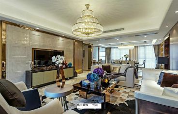 翠湖苑現(xiàn)代簡約客廳效果圖