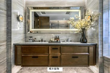 華潤凱旋門現(xiàn)代簡約衛(wèi)生間效果圖