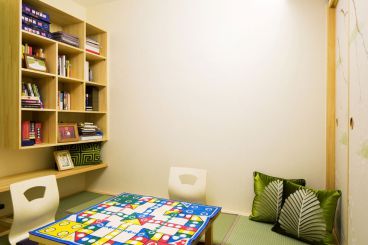 中鐵國際花園現代簡約書房效果圖