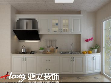 光明北部灣北歐廚房效果圖