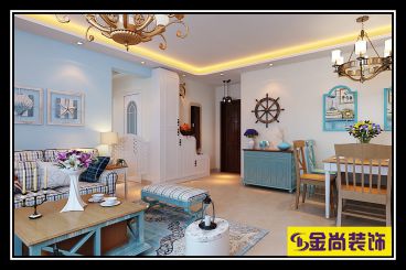 匯源華庭地中海玄關(guān)效果圖