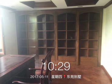東苑別墅歐式古典書房效果圖