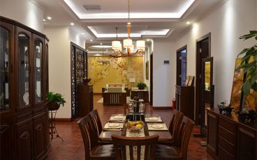 裕禧隆園新中式餐廳效果圖