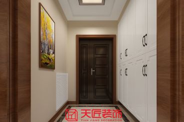 金地瀾悅 新中式玄關(guān)效果圖