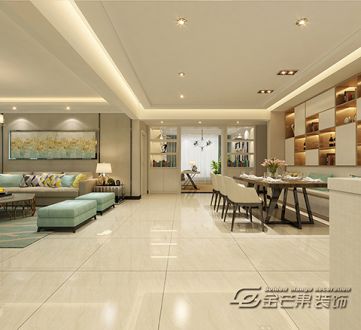 眾和康園現(xiàn)代簡(jiǎn)約餐廳效果圖