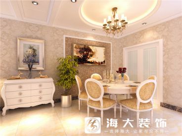 觀湖壹號現代簡約餐廳效果圖
