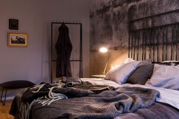 僑福一品高爾夫工業(yè)風臥室效果圖
