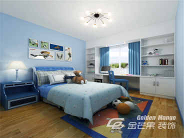 潤城現(xiàn)代簡約臥室效果圖