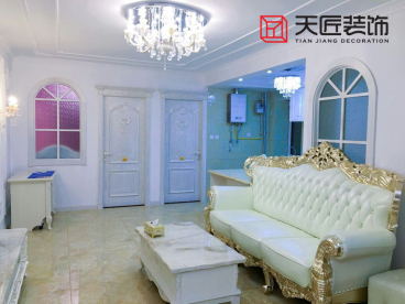 煙臺(tái)萬(wàn)達(dá)廣場(chǎng)簡(jiǎn)歐客廳效果圖