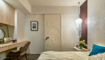 江津中交康橋現(xiàn)代簡約臥室效果圖
