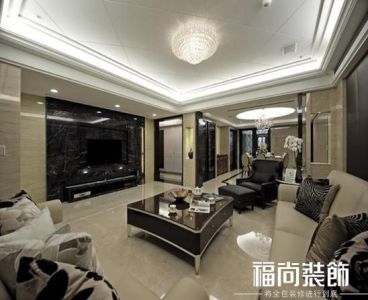 萬(wàn)科城市之光新古典客廳效果圖
