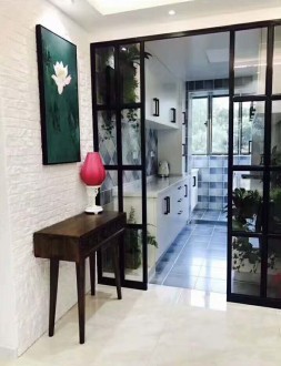301醫(yī)院時(shí)尚混搭玄關(guān)效果圖