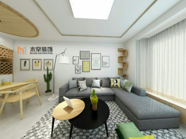 百樂門悅府北歐客廳效果圖