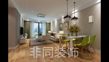 佳源巴黎都市北歐餐廳效果圖