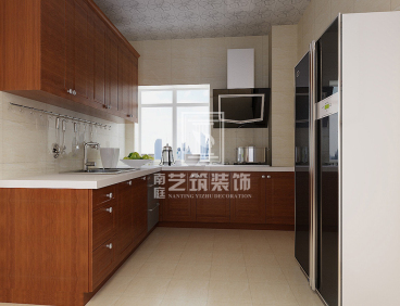  港保苑中式廚房效果圖