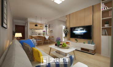 聯(lián)發(fā)君瀾北歐背景墻效果圖