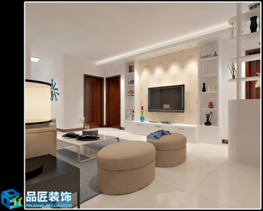 農(nóng)業(yè)廳農(nóng)場局家屬院現(xiàn)代簡約客廳效果圖