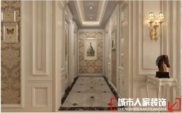 恒信理想小鎮(zhèn)簡(jiǎn)歐廊道效果圖