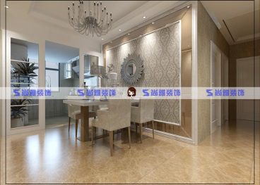 保利西湖林語5期后現(xiàn)代餐廳效果圖