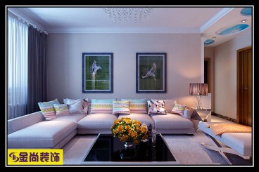 帝華鴻府 現(xiàn)代簡(jiǎn)約客廳效果圖