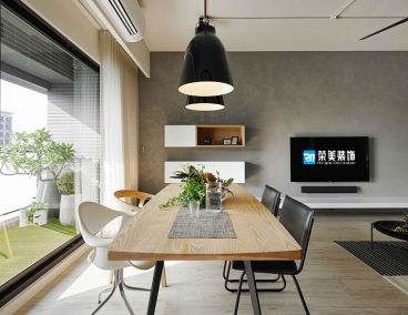 古城路7號單位房工業(yè)風(fēng)餐廳效果圖