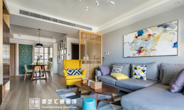 潤景園著北歐客廳效果圖