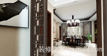 江南一品新中式陽(yáng)臺(tái)效果圖