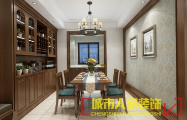 洛陽碧桂園簡歐餐廳效果圖
