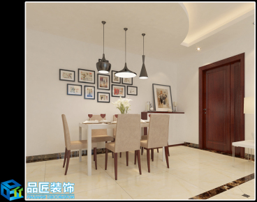 農業(yè)廳農場局家屬院新中式餐廳效果圖