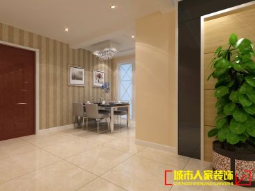 開元一號現代簡約餐廳效果圖